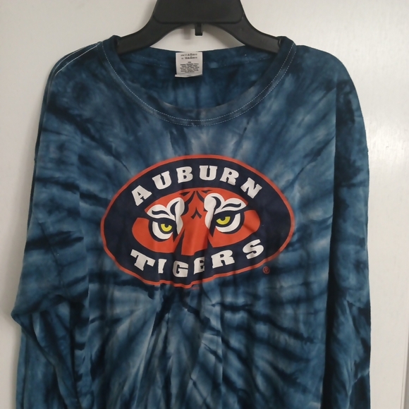 Gildan Blue Tie-Dye Long Sleeve Shirt - Picture 5 of 10